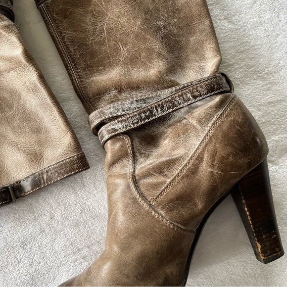 Frye Miranda Slouch Boots in Slate - Picture 5 of 13